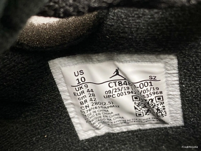 5 Black CT8480-001 Jordan Air x Off-White 1029